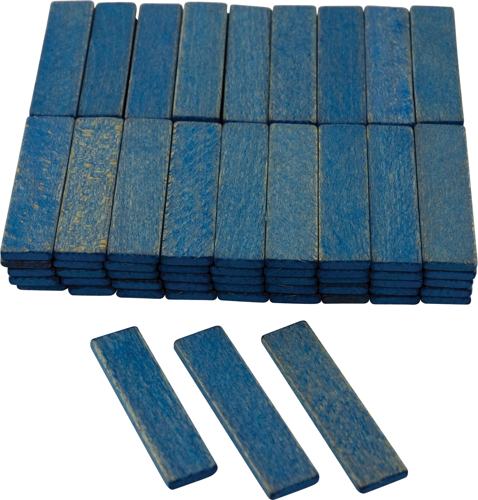 AFSTANDSHOUDERS HOUT - 1000 ST - BLAUW (5 MM)