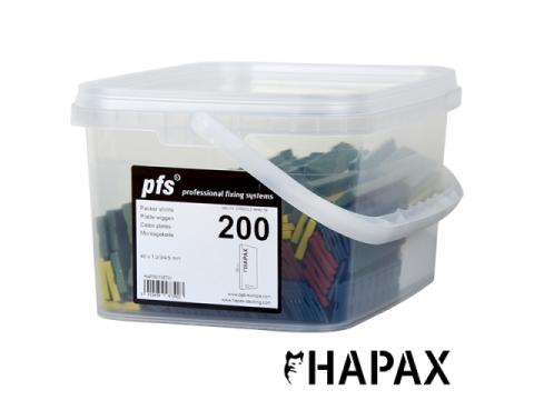 Hapax Assortiment Cales Plate ø22x95/200pc