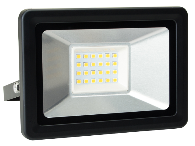 Led Wandstraler Zwart 20w 1600lm Ip65