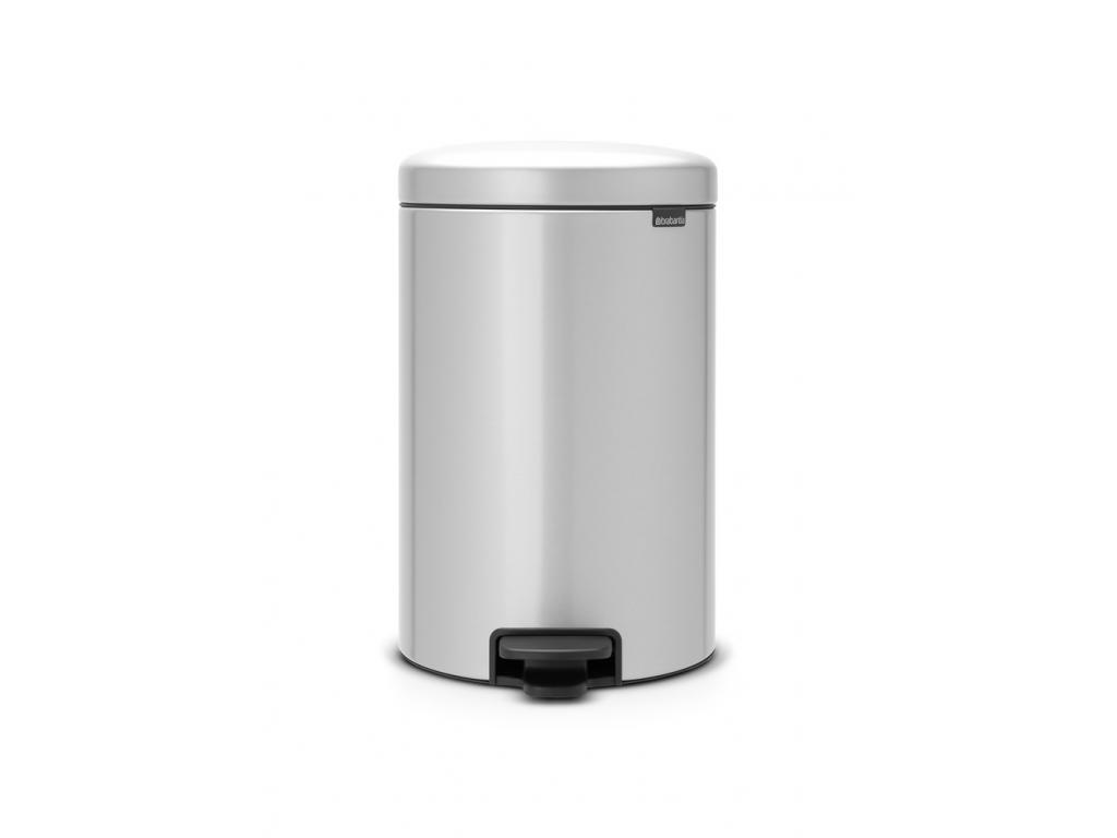 PEDAALEMMER NEWICON 20L METALLIC GRIJS