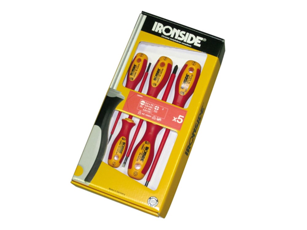 Set 5 Schroevendraaiers Vde 1000v Sl/ph