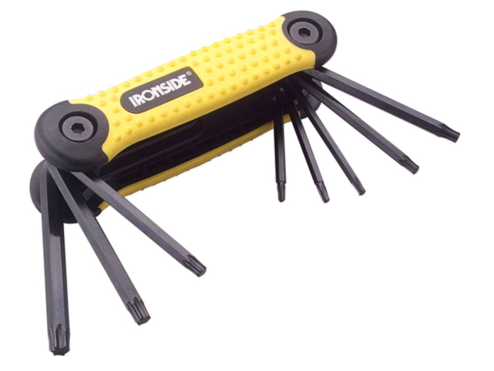 Set Van 8 Inbussleutels Torx 9 Tot 40mm