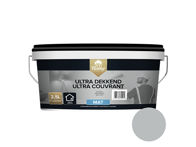 PEINTURE MURS & PLAFONDS ULTRA COUVRANTE MAT MER DU NORD 2,5L