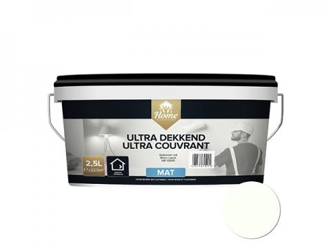 Peinture Murs & Plafonds Ultra Couvrante Mat Blanc Creme 2,5l