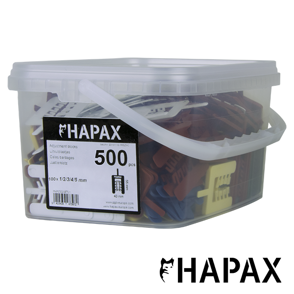 Hapax Assort. Uitvulplaatjes 40x55/500st