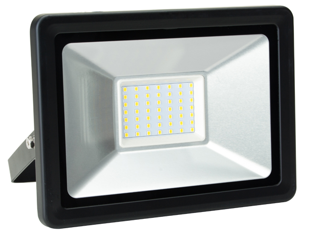 Led Wandstraler Zwart 50w 4000lm Ip65