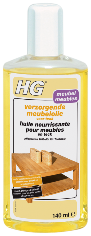 Hg Huile Nourrissante Pour Meubles & Teck 140ml