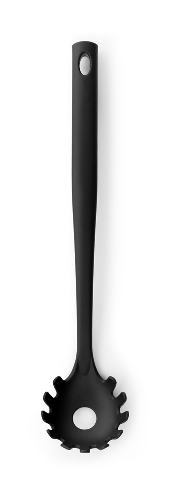 Spaghettilepel Black Line Zwart