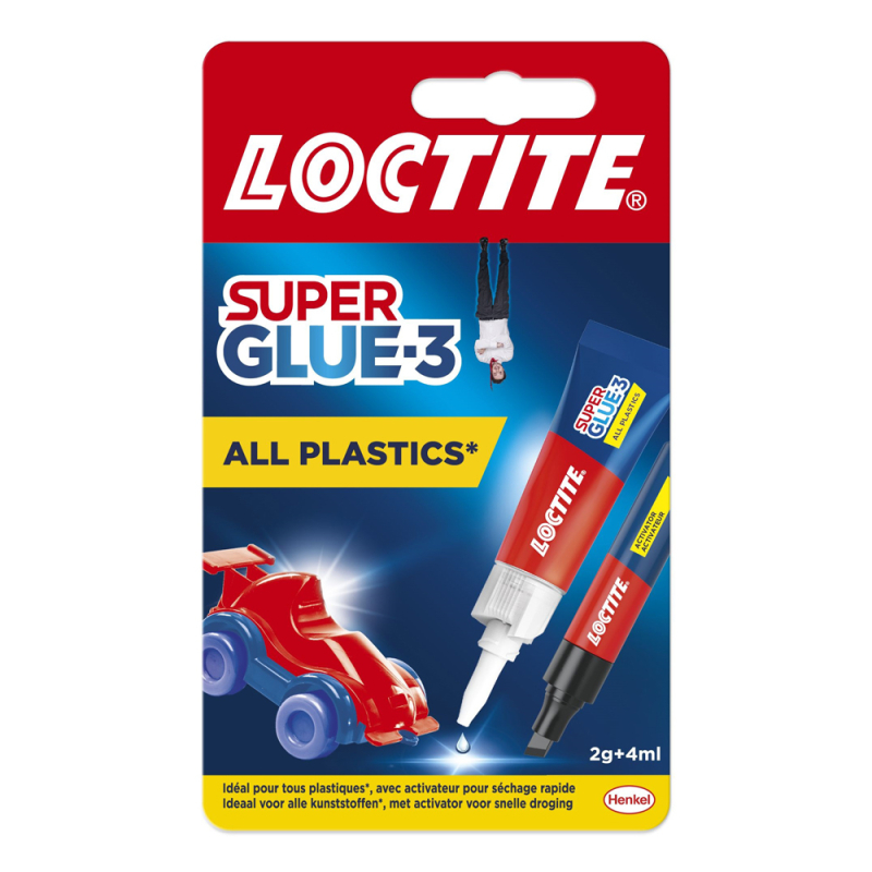 Colle Rapide Loctite Superglue-3 All Plastics 2g