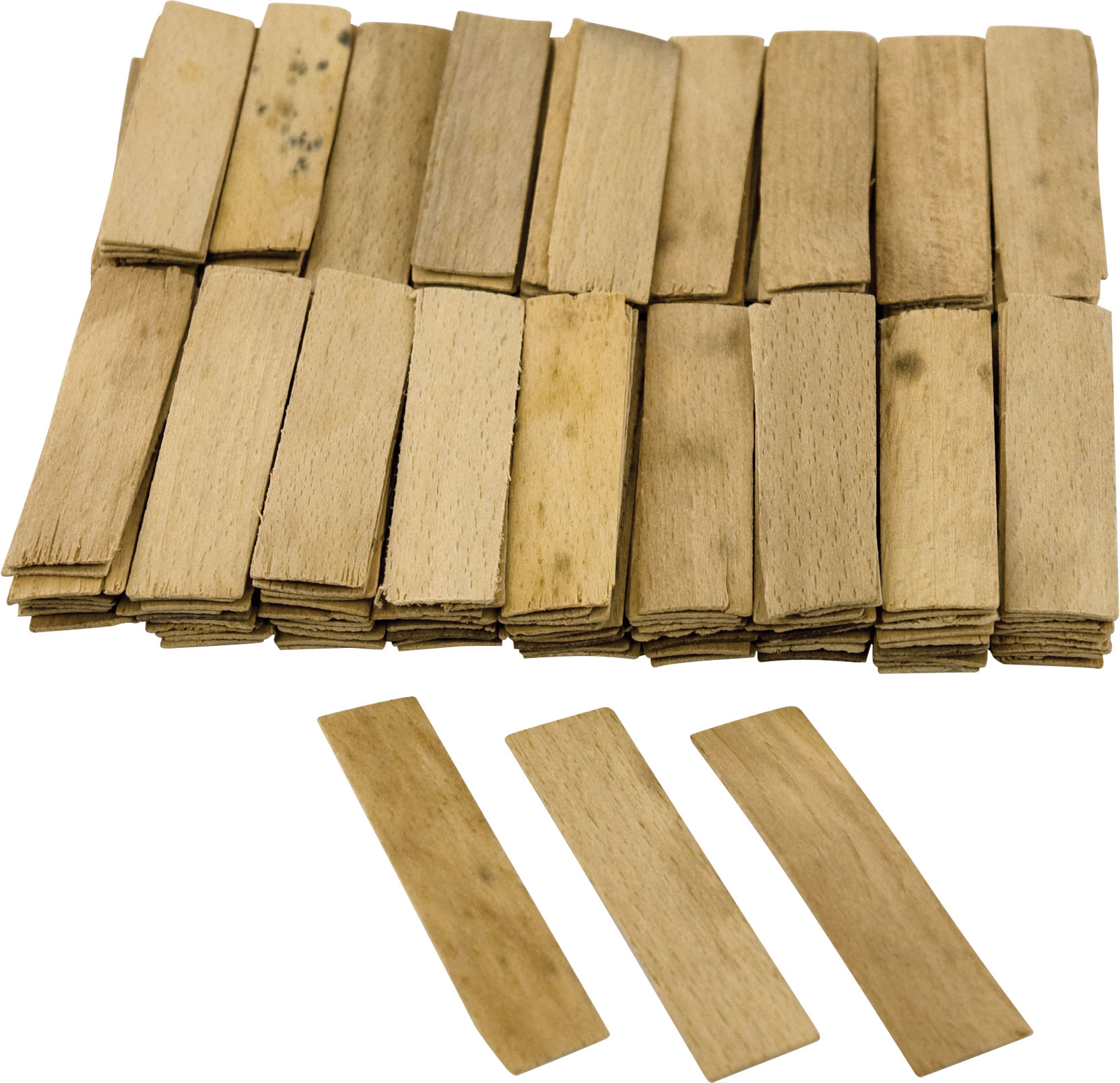 AFSTANDSHOUDERS HOUT - 1000 ST - NATUREL (1 MM)