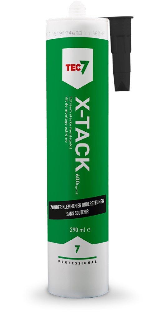 Montagelijm X-tack 290ml Zwart