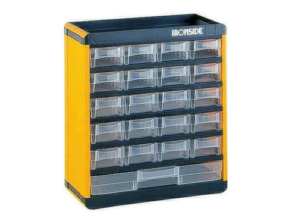 OPBERGKAST MET 21 SCHUIVEN 300X135X330MM