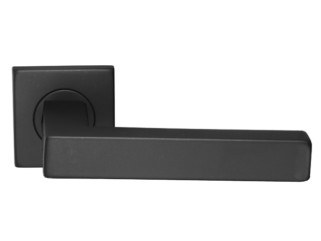 Rechthoekige Kruk Zwart Mat ø19mm