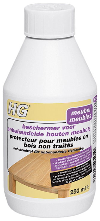 Hg Protecteur Pour Meubles & Bois Non Traités 250ml