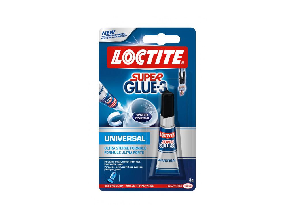 SECONDELIJM LOCTITE SUPERGLUE-3 LIQUID UNIVERSAL 3G