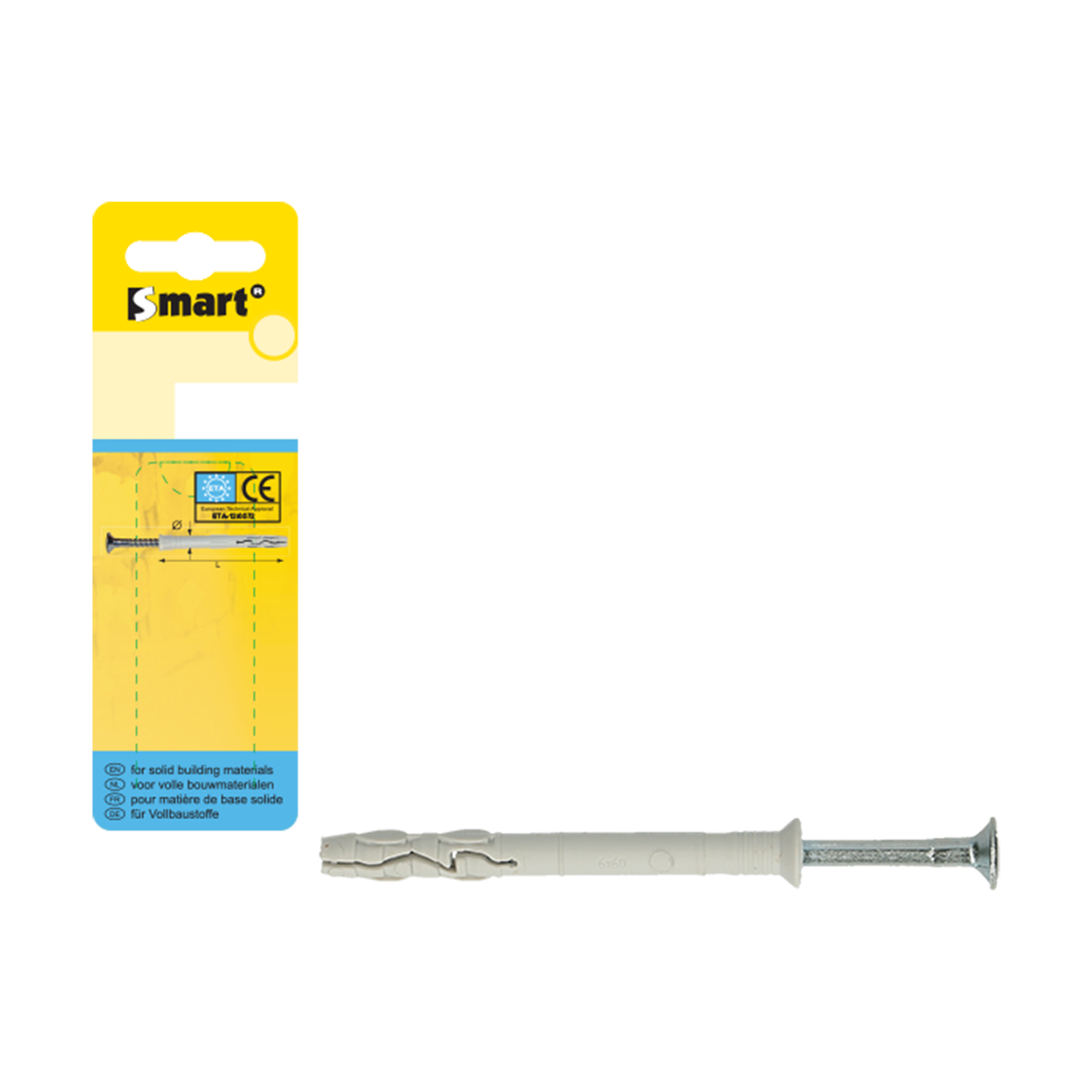 Nylon Nagelplug Vk ø5x30 Grijs Nzn