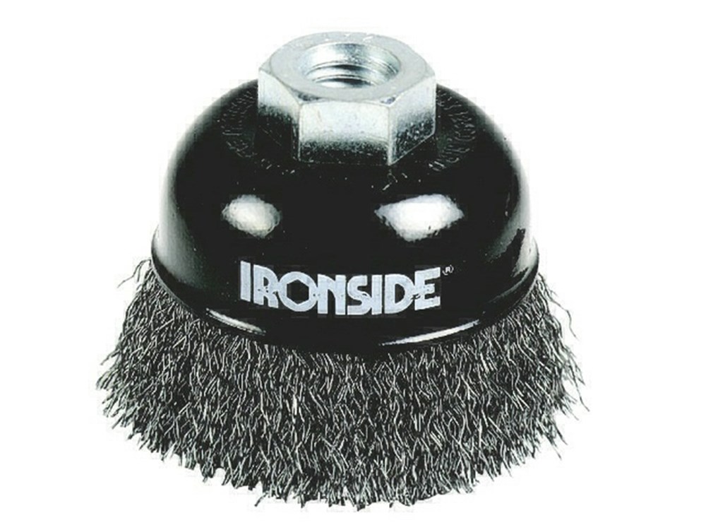 BROSSE DE COUPE ACIER ONDULE Ø80MM