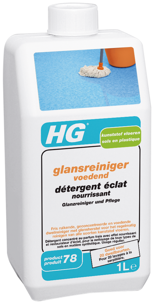Hg Kunststof Vloeren Glansreiniger Voedend 1l