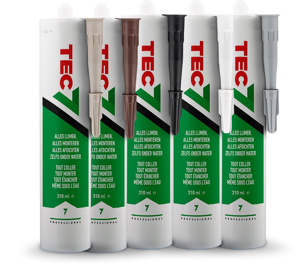 Montagekit Tec7 310ml Grijs