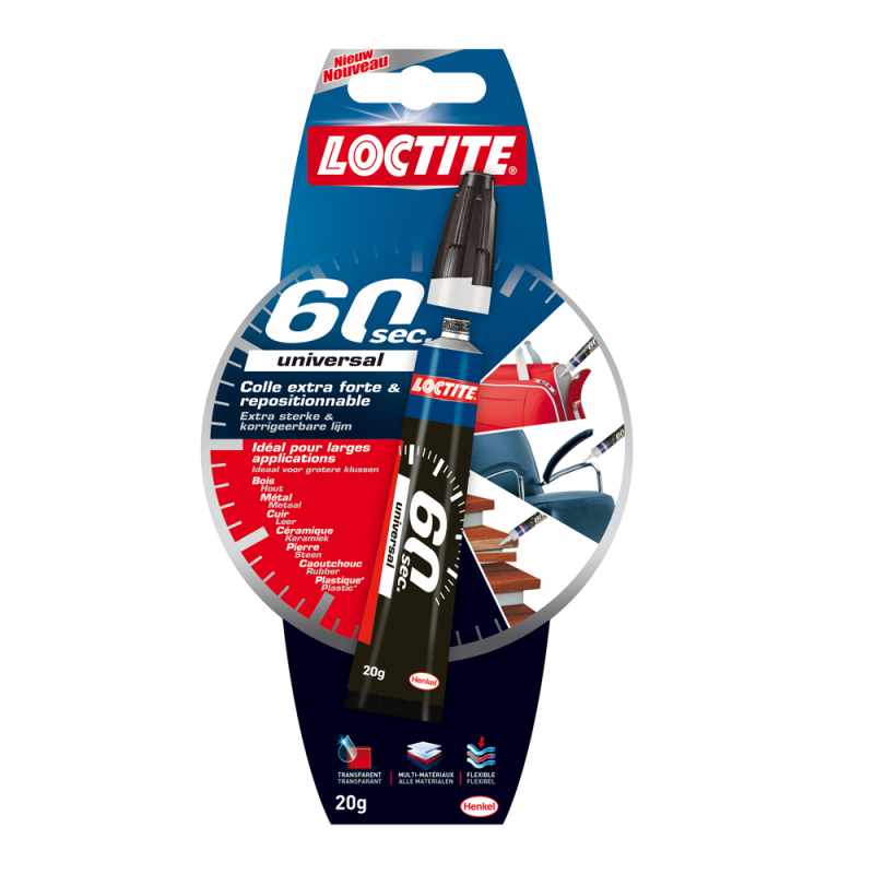 SNELLE ALLESLIJM LOCTITE 60 SECONDS 20G