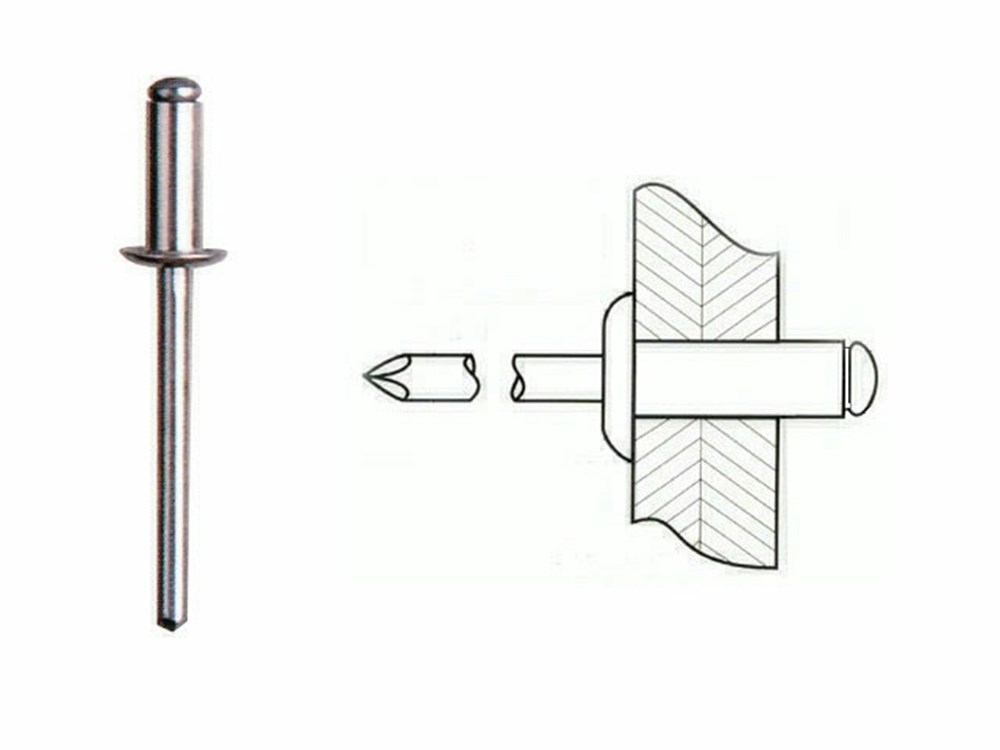 Klinknagel Rvs 4.8x16