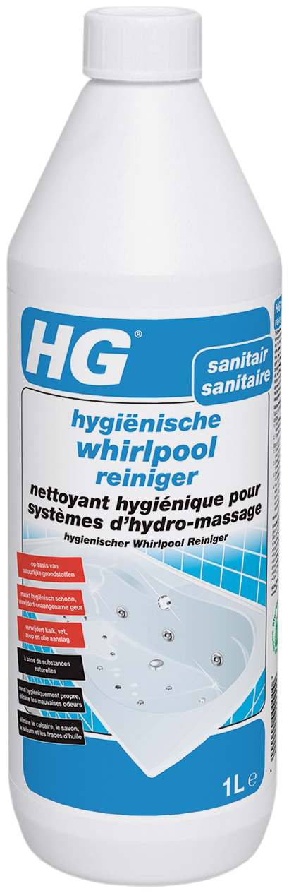 HG HYGIËNISCHE WHIRLPOOL REINIGER 1L